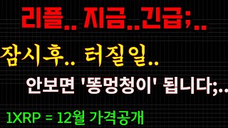 리플..지금 엄청난일이 터졌네요... 은행 실사용 허가중..;; 미친....당장   시청하세요....(빨리..) . #xrp #리플