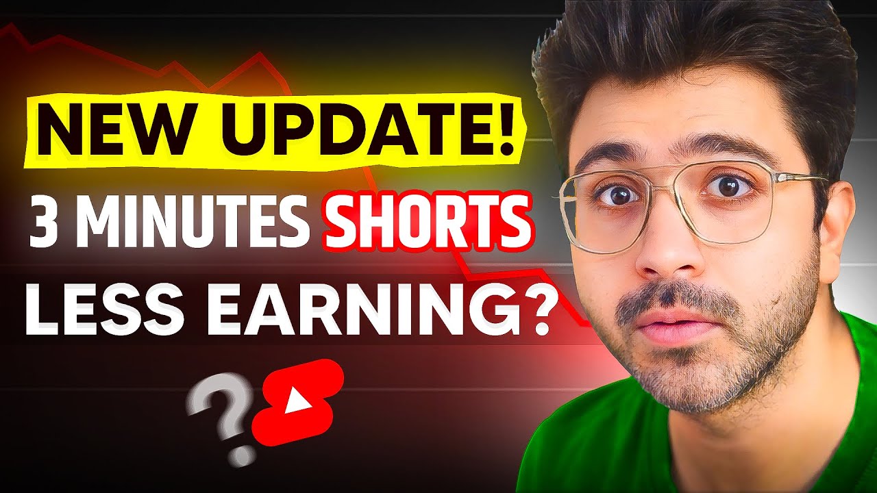 Biggest Youtube Shorts Update 3 Minute Shorts Shorts Revenue