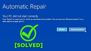 How to Fix Automatic Repair Loop in Windows 10 - Startup Repair Couldn’t Repair Your PC-full guide