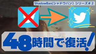 【復活までの道のり！知らぬ間に規制されてた！】『ShadowBan(シャドウバン)』が48時間で解除された体験【Twitterでフォロワーを増やすどころじゃない！】※シーリーズ第２弾