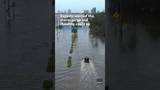 Hurricane Idalia makes landfall in Florida as 'catastrophic' Category 3 #Shorts