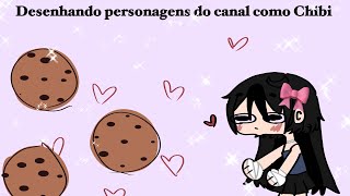 👾Desenhando personagens do canal como Chibi ✨// parte 1