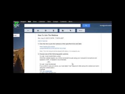 How to setup GoToWebinar How to setup GoToWebinar