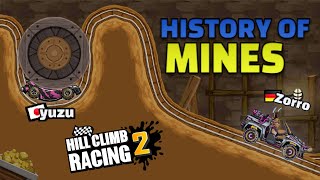 😋😍The COMPLETE HISTORY of MINES in Hill Climb Racing 2! - HCR2 world record progression video