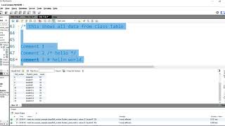 SQL Comments - How To insert Comment Within SQL Code | Different ways to add comments in SQL queries