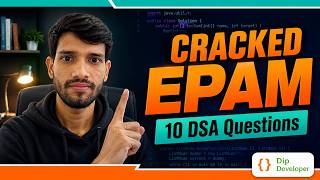I Cracked EPAM Java Interview | 10 DSA Questions | EPAM Java Coding Questions and Answers