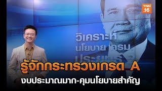 รู้จักกระทรวงเกรด A งบประมาณมาก-คุมนโยบายสำคัญ | 12 ก.ค.62 |TNN ข่าวเช้า