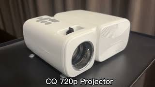 CQ Projector HD 720P mini portable Projector Review