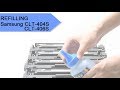 How to refill Samsung clt-404s / clt-406s toner cartridge