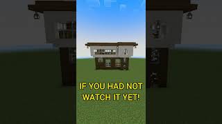 Minecraft Invisible Elevator House! 🤯 (TUTORIAL) #minecraft #shorts