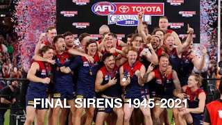 VFL/AFL Grand Finals 1945-2021 (Final Siren)