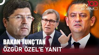 Bakan Tunç, Özel'e İlk Kez tv100'de Yanıt Verdi! | Eşit Ağırlık