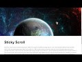 Sticky Horizontal Scroll Using Vanilla JavaScript | HTML AND CSS TIPS AND TRICKS