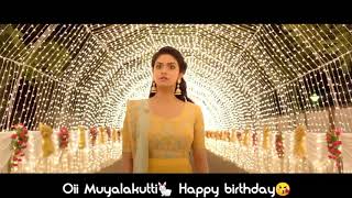 Oii selfie 😍😘😚 Happy birthday Watsapp status tamil || remo movie propose scene || Tamil Saran Bgm