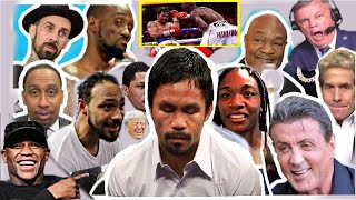 Celebs & Boxers React to Manny Pacquiao Loss to Yordenis Ugas! | Spence,Crawford,Ward,Mares, Atlas!