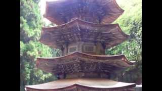 上田市　別所温泉　安楽寺　八角三重の塔（＾＾） ueda Bessho-Onsen   Anraku-ji   Octagon three-storied pagoda