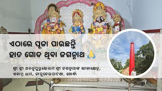 ଏଠାରେ ପୂଜା ପାଉଛନ୍ତି ହାତ ଗୋଡ ଥିବା ଜଗନ୍ନାଥ 🙏। Hata Goda thiba Shree Jagannath Mandir । #jagannath