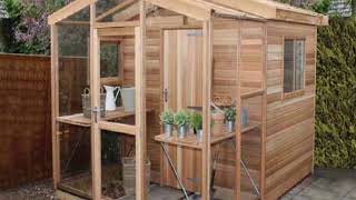 Half Shed and Half Greenhouse Combination