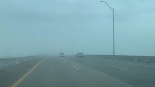 Harbor Bridge fog Wednesday afternoon