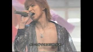 堂本光一  キンキキッズヒットメドレー(ソロバージョン) 2001 3 10  雨のMelody フラワー ボクの背中には羽根がある