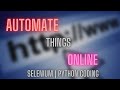How to use Selenium to AUTOMATE the Web in Python | Python Tutorial