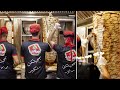 EXTREME 124KG Syrian Shawarma in Dubai | Dubai's BIGGEST SPINNING MEAT!!!