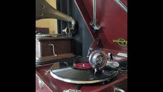 美空 ひばり・コロムビア男声合唱団 ♪素適なランデブー♪ 1955年 78rpm record. Columbia Model No G ｰ 241 phonograph