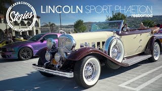 This is the most classy RestoMod! Vince's 1932 Lincoln Sport Phaeton- Cars \u0026 Coffee Stories