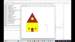 Dream House using Turtle Graphics in Python#python #turtlegraphics #codingforkids #learnpython #gam
