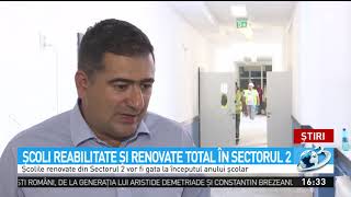 Şcoli reabilitate total în sectorul 2