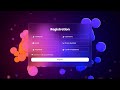 Responsive Glass Registration Form with Video Background using HTML & CSS | Step by Step Tutorial