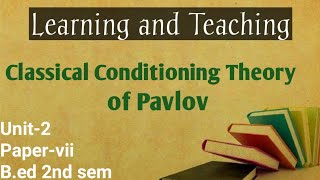 Classical Conditioning of Pavlov explained by Namita