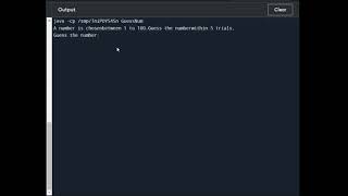 Number Guessing Game Java Oasis Internship Task 2