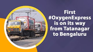 First #OxygenExpress is on its way from Tatanagar to Bengaluru