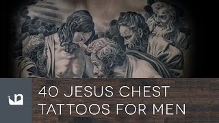 40 Jesus Chest Tattoos For Men