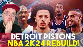 KrispyFlakes Detroit Pistons NBA 2K24 Rebuild!