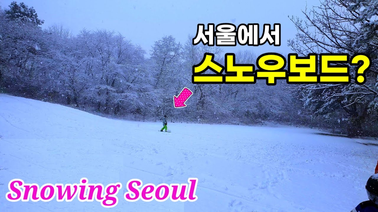 42년만의 서울 폭설 내리는 풍경 ^^ Heavy Snowfall In Seoul~ 함박눈/설경/seoul Travel ...