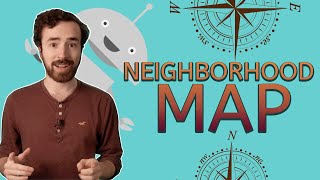 How to Read a Map of Your Neighborhood Using a Compass! - Social Studies for Kids!
