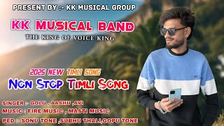 Kk Musical Band || 2025 New Non Stop Timli Song || Live Recording 🔴 Voice King Golu bhai