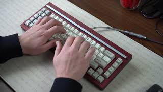 proto[Typist] J-01 Rev. 1 Sound Test - Gateron Black Inks Swtiches