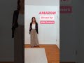 Amazon Shoes for Wide Leg Trousers | Palazzo Pants | Wide Leg Pants | Trouser Pants and Shoes