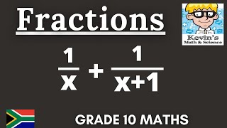 12) Add subtract fractions grade 10 | Part 1