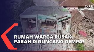 Drone Rekam Rumah Warga Rusak Parah Diguncang Gempa Cianjur!