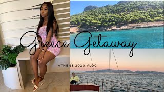 FLYING OUT TO GREECE | MY 2020 GREECE GETAWAY VLOG| AGISTRI AND AEGINA ISLANDS TOUR| ATHENS VLOG