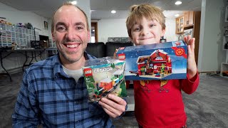 Building Our Free LEGO Holiday Sets