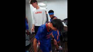 Florida Men's Basketball | Go Inside the Locker Room After Road Win Over #10 Vanderbilt