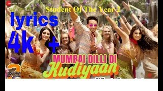 Mumbai delhi di kudiya song /(lyrics)/vayu /taigar saraf