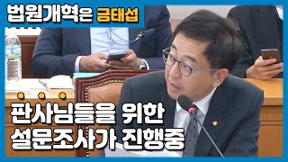 판사님들 진짜 언제까지 이러실 겁니까? - 금태섭의원실 설문조사 진행중