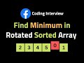 Find Minimum in Rotated Sorted Array - LeetCode 153 - Binary Search