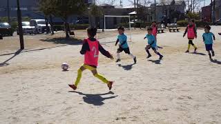 KIDS交流戦　神沢FC　継続は力なり20180310　土曜篠目KIDSサッカースクール【JOANサッカースクール　JOANスポーツクラブ 安城　三河】